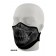 Skull Mondkapje Mondmasker Gezichtsmasker Wasbaar Met Print - Zwart Grijs