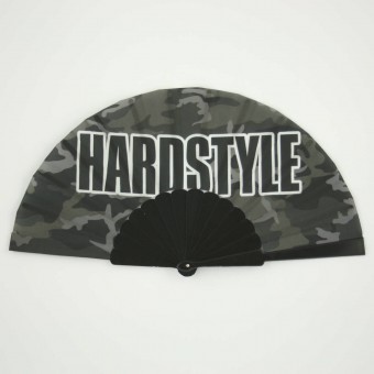 Hardstyle hand fan camo black
