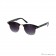 Black clubmaster classic sunglasses black lenses