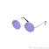 Small round golden sunglasses - purple colored glasses 