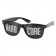 Black hardcore pinhole sunglasses